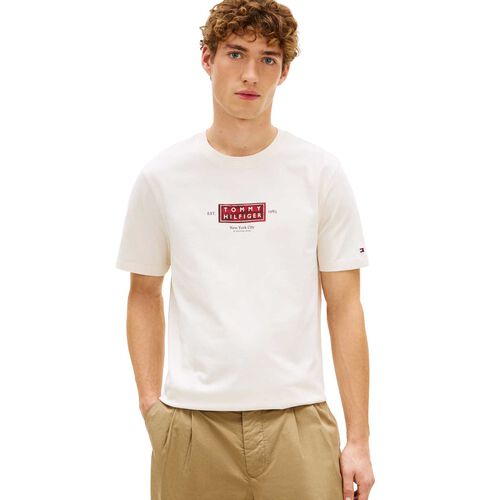Tommy Hilfiger Heritage Logo Jersey Crew Neck T-Shirt
